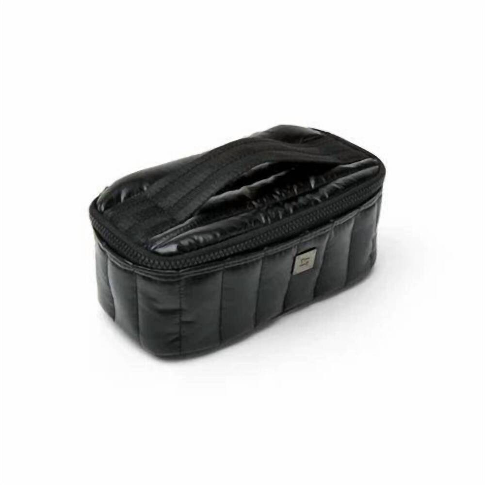 NEW THINK ROYLN women's bling jewelry case in pearl black